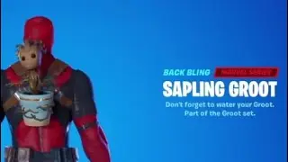 How To Unlock Sapling Groot (Baby Groot) Back Bling | Fortnite - Chapter 2 - Season 4