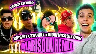 (REACCIÓN) MARISOLA REMIX (Video Oficial) - CRIS MJ x STANDLY x NICKI NICOLE x DUKI