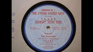 Tex Williams & the Western Caravan 1951 transcription disc
