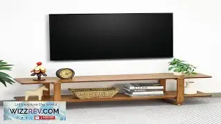 Bamboo TV Stand for TVs up to 65