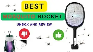 Best Mosquito Killer Bat Unbox Review | Classic Mosquito Racket | Mosquito Killer and Night Lamp