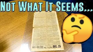 This U.S. Civil War Newspaper Has A Secret.....