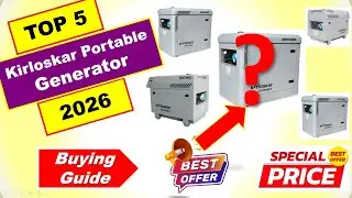 Best Kirloskar Portable Generator in India 2026 ⚡ Price List ⚡ किर्लोस्कर डीजल पोर्टेबल जेनरेटर