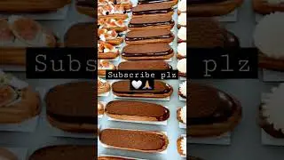 les &eacute;clair&eacute;s #shorts #video #caramel #chocolate #eclair #pastry #professional #framboise #creme #