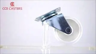 CCE CASTERS-2 Inch Desk Chair PP Caster Swivel Plate Wheels Outdoor