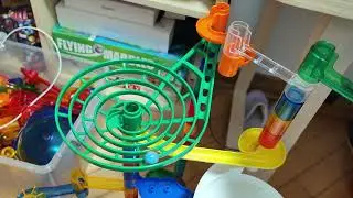 Satisfying Double Slider Marble Run Race!