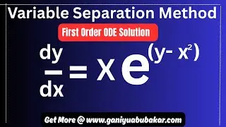 &ldquo;Differential Equations Mastery | Variable Separation Method Advanced Examples (Part 6) #ODE&rdquo;