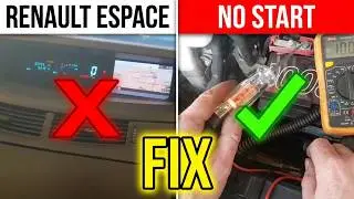 Renault Espace, No Start No Crank. Easy find and fix, the magic of electricity & poor contacts
