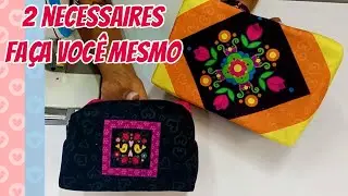 2 Necessaires Faça Você Mesmo - Super Fácil
