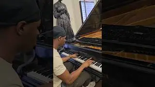 Playing Chopin's impossible Etude op 10 no 4 on a hospital piano
