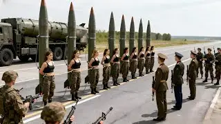 🔴Horrible! 20 female soldiers tied to missiles by enemy generals, snipers come to the rescue