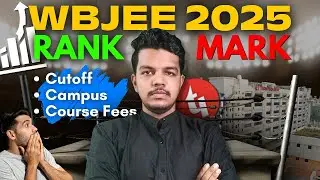 CUTOFF DIFFERENCE in WBJEE 2025 | Marks vs Rank | Techno India Details | College Fees