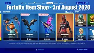 (RETURNED) FISHSTICK + REDKNIGHT SKINS! + SUNSPROUT BACKBLING - Fortnite Item Shop - 3rd August 2020