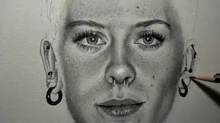 Portrait drawing with Graphite | Shading / Blending | TIMELAPSE / TUTORIAL
