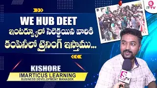 Imarticus Learning Business Development Manager Kishore about We HUB DEET Job Fair For Women
