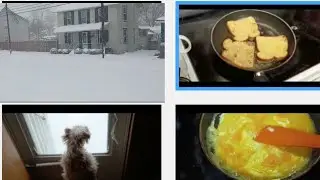 Снежная буря, французские тосты и яичница-болтунья с сыром