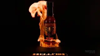 Hellfire Hot Sauce Inferno - 3D Product animation