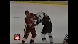 Sean Avery vs Steve Ott Round 1