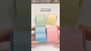 Use sticky notes to make a flippable weekly planner! #shots #stationery