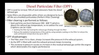 Internal Combustion Engines Lec 9 (Diesel Emission systems) English Spring 2025