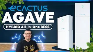 eCactus Agave แบตสำรองไฟบ้านระดับโลก ติดโซลาร์ค่ายไหนก็ได้ ลดค่าไฟ-ตัดพีค-กันไฟดับ ครบในตู้เดียว!