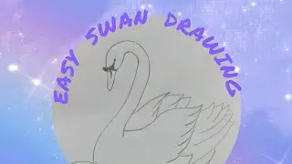 SWAN DRAWING | PENCIL SKETCH | EASY DRAWING IDEAS | CREATIVE ART