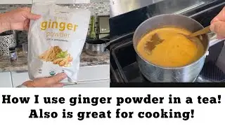 How I Make SUPER Healthy Tea with Micro Ingredients Organic Ginger Powder, Turmeric, Cinnamon