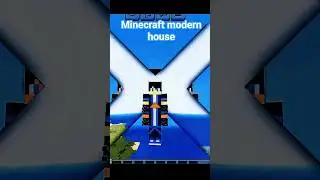 How to build a modern house in minecraft #minecrafthouse