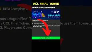 HOW TO GET UCL FINAL TOKENS AND USE IN EA FC FIFA MOBILE 24 #shorts #fcmobile #uclfinal