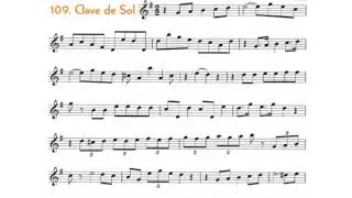 MSA lição 109   clave de sol   leitura métrica