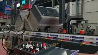 Aluminum&PVC Window Door Profiles Double Head Saw Machine