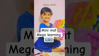 Play. Learn. Grow 🌈 with Alphabet 🔠 and numbers 🔢 mini puzzle mat. #cutebaby