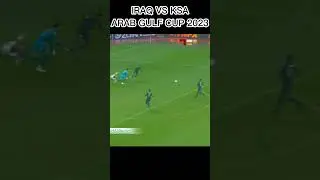Funny Moment In Football 😂🤣 #shorts | Gulf Cup | لحظة مضحكة | العراق والسعودية | كأس الخليج العربي