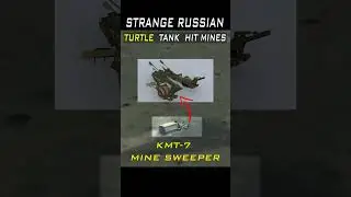 Russian BMR-3M Armored Mine Clearing Vehicle AMCV hit mines