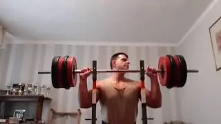 OHP: 70 kg (155 lbs) for 1 rep (failed the 2nd rep), Overhead Press Progress at age 40