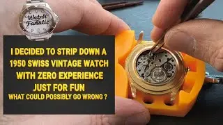 Tearing Down a 1950s Vintage Jobina Swiss Watch with zero experience- Did I Break It?