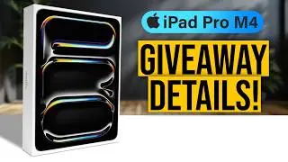 2025 iPad Pro M4 GIVEAWAY Details for September Date!
