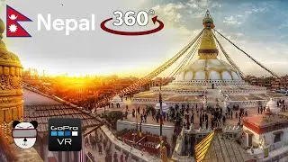 🥽 VR Tour | Boudhanath | Kathmandu, Nepal 🇳🇵【GoPro VR Travel | 360 Video】