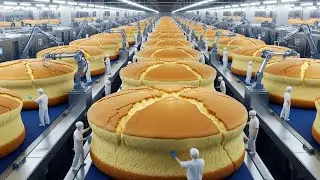 Inside A Sponge Cake Factory: The Complete Production Line (Full Process)