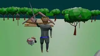 Blender 2.82 Student Projects - Low Poly Gameplay Prototypes