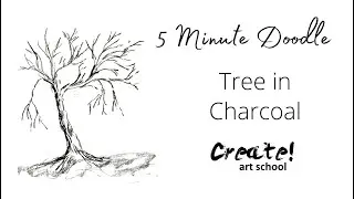 Charcoal drawing of a Tree [SIMPLE]