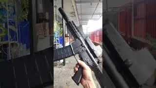 Tes Dcobra M416 upgrade  #airsoftspring #airsoft #mainantembakan 