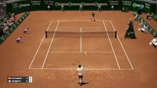 Carlos Alcaraz vs Lorenzo Musetti ATP Roland-Garros 25 [1080x60 fps] AO International Tennis