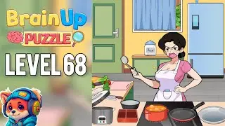 Brain Up Drama Puzzle &ndash; Level 68 help mom cook breakfast Walkthrough Solutions | iOS / Android