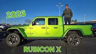 ПЕРВЫЙ ВЗГЛЯД: Jeep Gladiator RUBICON X 2026 года в цвете &laquo;Мохито&raquo;!