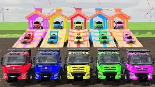 Transport Of Colors - ALL MIXER TRUCK AND FORD OFF-ROAD CAR BY CHEVROLET AMERICAN TRUCK - FS22 #40