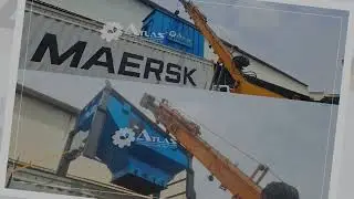 Container loading of 80-100 tph Asphalt Batch Mix Plant | Atlas Technologies India