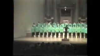 イギリス・グリー　YEA,CAST ME FROM HEIGHTS OF THE MOUNTAINS( EDWARD. ELGAR)　第27回定期演奏会より19871205