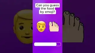 Guess the food by emoji  #guessthefoodbyemoji #guessthefood #emojiquiz  #quiz