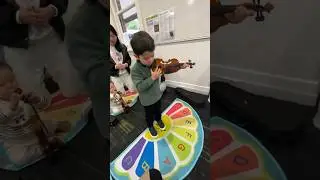 Opening class moment #earlylearning #violin #child #music #creative